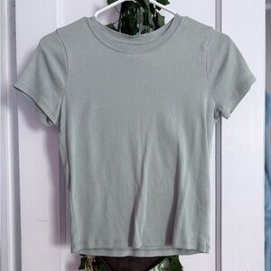 Hollister Green and Pink Tops